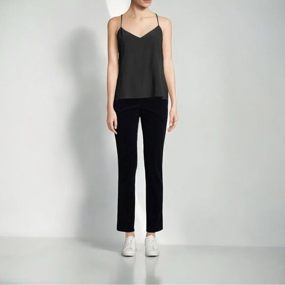 Theory Slim Wale Cotton/Angora Corduroy Kick Flare Pants - Picture 1 of 9